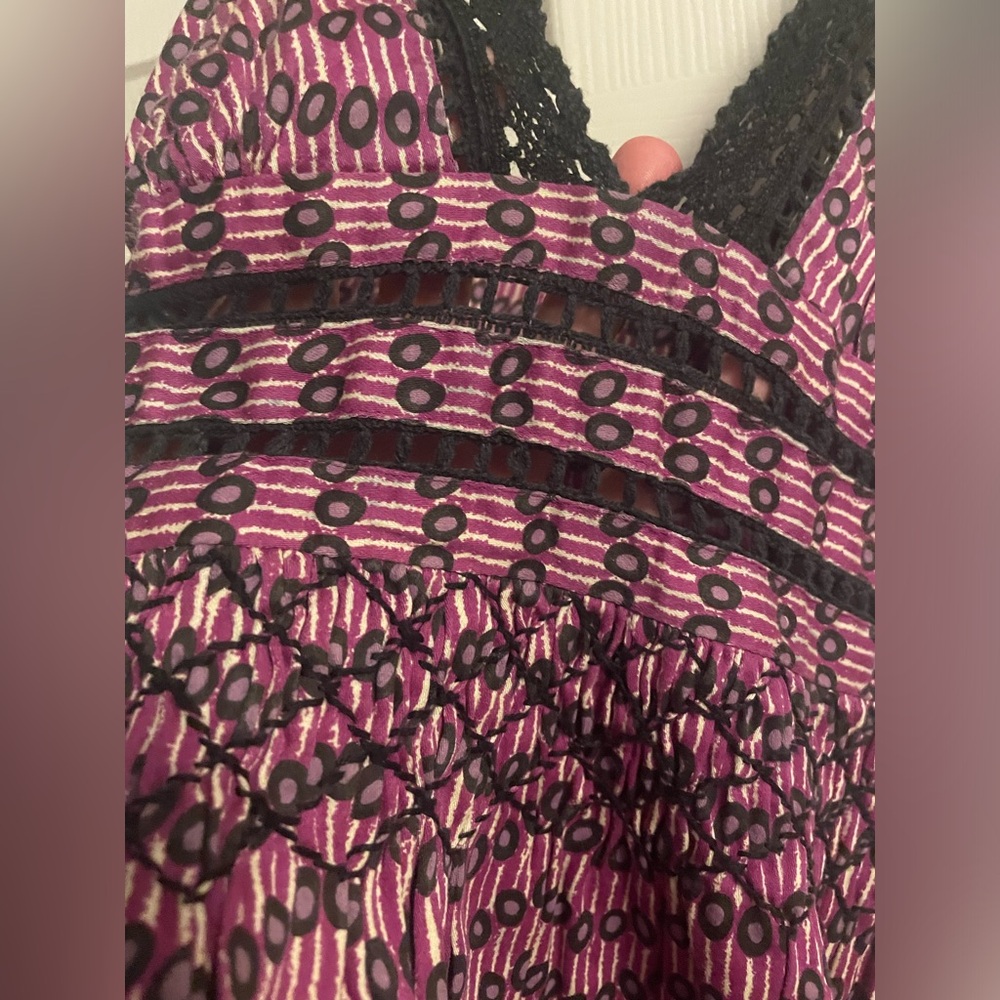 Plenty by Tracy Reese- Anthropologie Purple Dot Dress- Size 10 - Picture 8 of 8